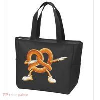 Dabbing Pretzel Dab Pretzel Dancing Pretzel Birthday Party Tote Bag thumb 3