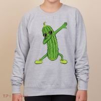 Dabbing Pickle Dancing Cucumber Lover Funny Gifts Women's Sweatshirt thumb 0