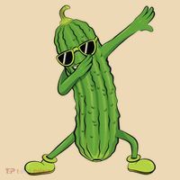 Dabbing Pickle Dancing Cucumber Lover Funny Gifts Tote Bag thumb 4