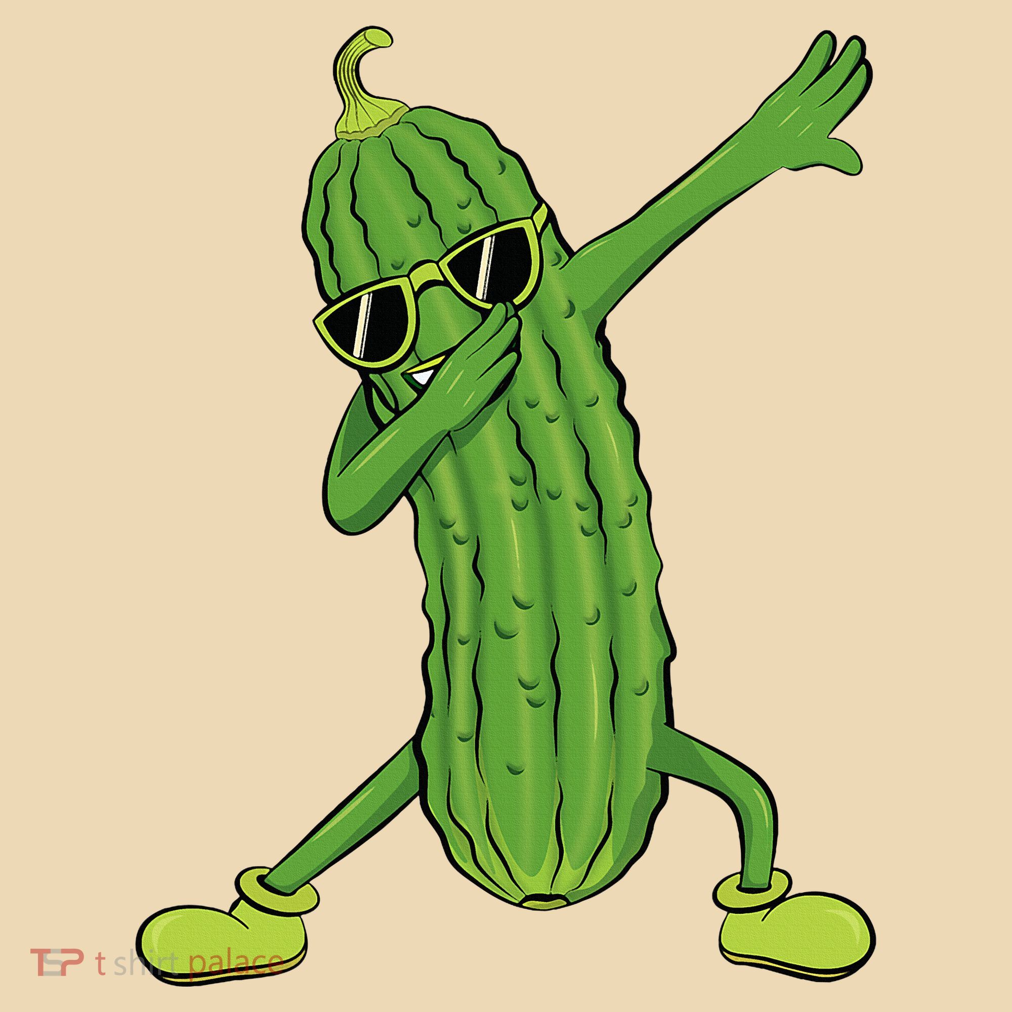 Dabbing Pickle Dancing Cucumber Lover Funny Gifts Tote Bag