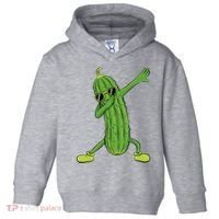 Dabbing Pickle Dancing Cucumber Lover Funny Gifts Toddler Hoodie thumb 0