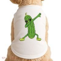 Dabbing Pickle Dancing Cucumber Lover Funny Gifts Doggie Tank thumb 0
