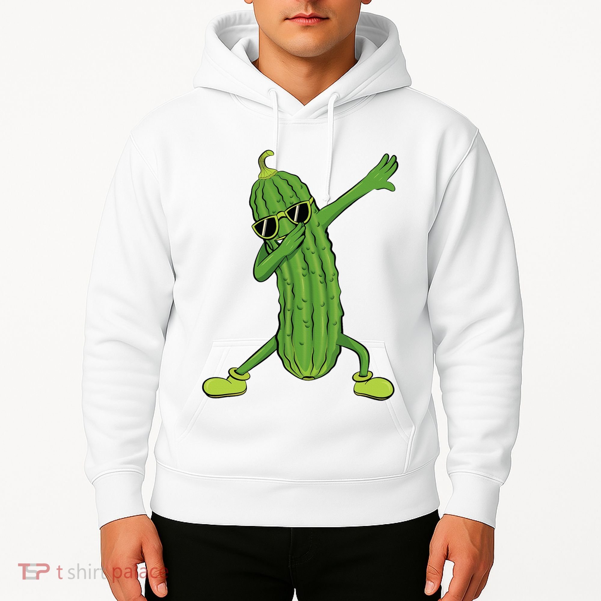 Dabbing Pickle Dancing Cucumber Lover Funny Gifts Hoodie