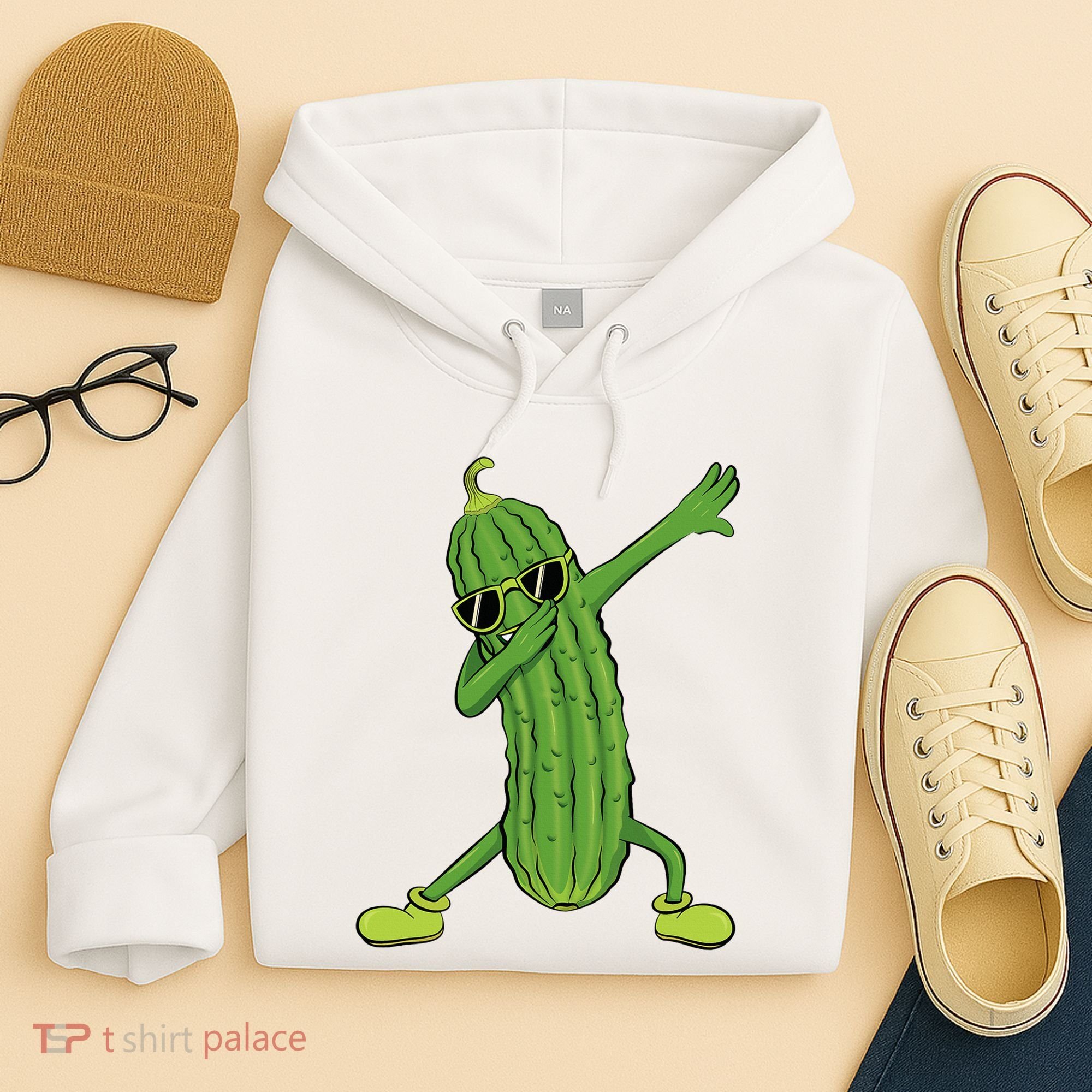 Dabbing Pickle Dancing Cucumber Lover Funny Gifts Hoodie