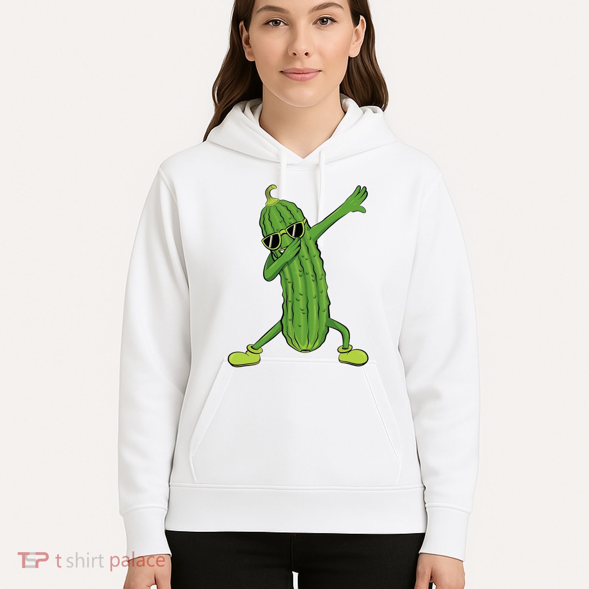 Dabbing Pickle Dancing Cucumber Lover Funny Gifts Hoodie