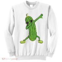 Dabbing Pickle Dancing Cucumber Lover Funny Gifts Sweatshirt thumb 0