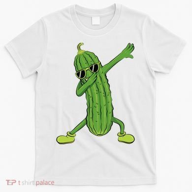 Dabbing Pickle Dancing Cucumber Lover Funny Gifts T-Shirt