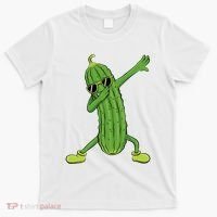 Dabbing Pickle Dancing Cucumber Lover Funny Gifts T-Shirt thumb 0