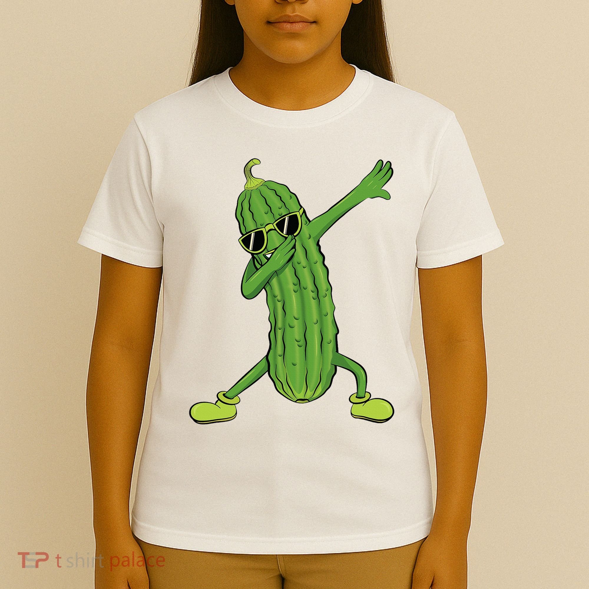 Dabbing Pickle Dancing Cucumber Lover Funny Gifts T-Shirt
