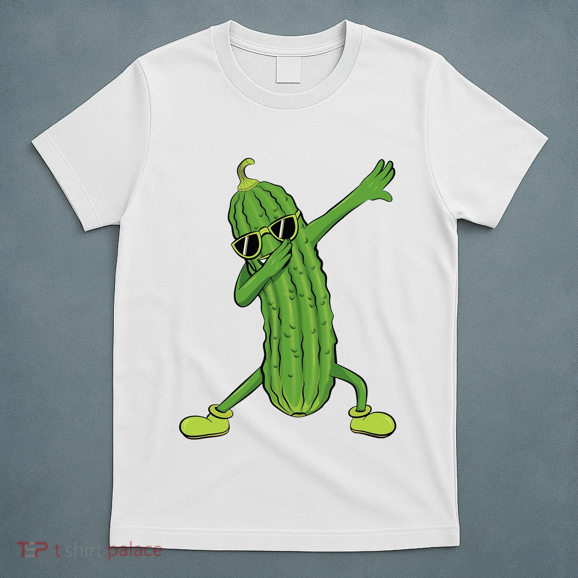 Dabbing Pickle Dancing Cucumber Lover Funny Gifts T-Shirt