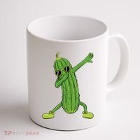 Dabbing Pickle Dancing Cucumber Lover Funny Gifts Coffee Mug thumb 1