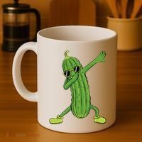 Dabbing Pickle Dancing Cucumber Lover Funny Gifts Coffee Mug thumb 4