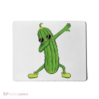 Dabbing Pickle Dancing Cucumber Lover Funny Gifts Mousepad