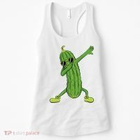 Dabbing Pickle Dancing Cucumber Lover Funny Gifts Women's Tank Top thumb 0