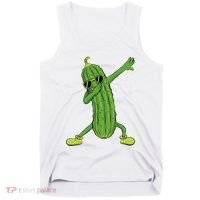 Dabbing Pickle Dancing Cucumber Lover Funny Gifts Tank Top thumb 0