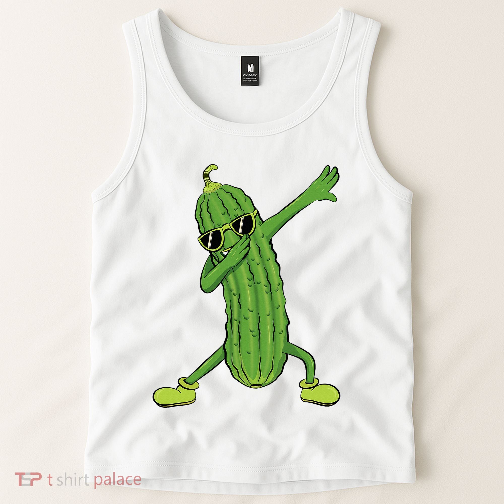 Dabbing Pickle Dancing Cucumber Lover Funny Gifts Tank Top