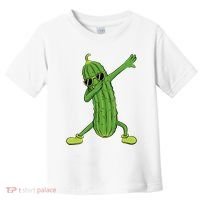 Dabbing Pickle Dancing Cucumber Lover Funny Gifts Toddler T-Shirt thumb 0