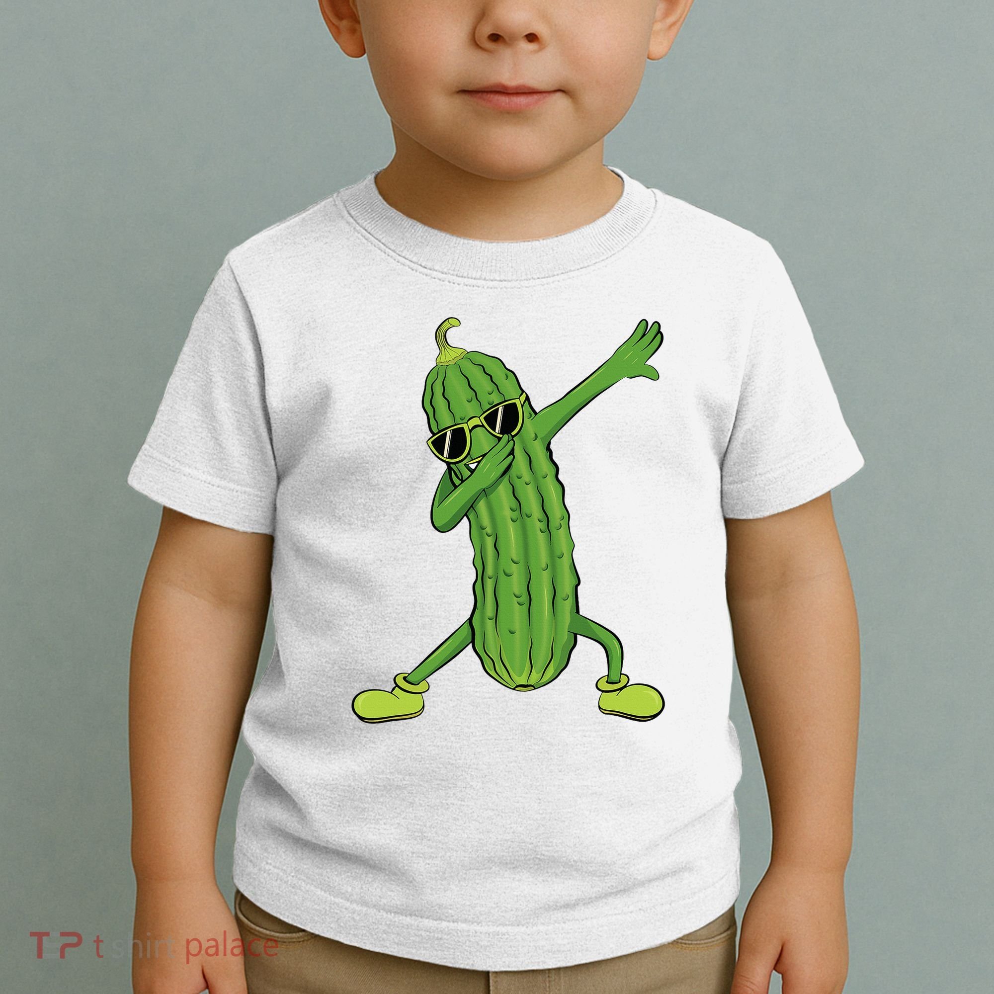 Dabbing Pickle Dancing Cucumber Lover Funny Gifts Toddler T-Shirt