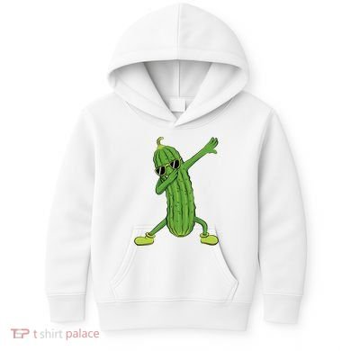 Dabbing Pickle Dancing Cucumber Lover Funny Gifts Kids Hoodie