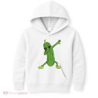 Dabbing Pickle Dancing Cucumber Lover Funny Gifts Kids Hoodie thumb 0