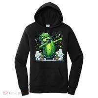 Dabbing Pickle Dancing Cucumber Lover Funny Sunglass Gift Women's Hoodie thumb 0