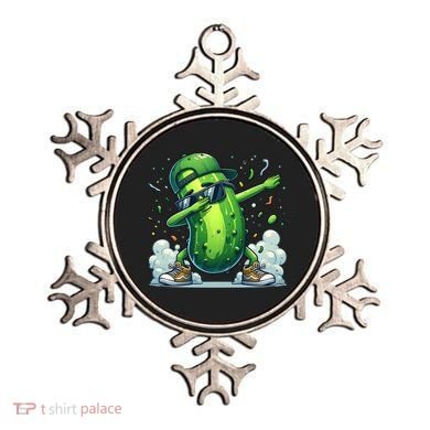 Dabbing Pickle Dancing Cucumber Lover Funny Sunglass Gift Ornament