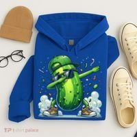 Dabbing Pickle Dancing Cucumber Lover Funny Sunglass Gift Hoodie thumb 4