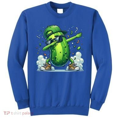 Dabbing Pickle Dancing Cucumber Lover Funny Sunglass Gift Sweatshirt