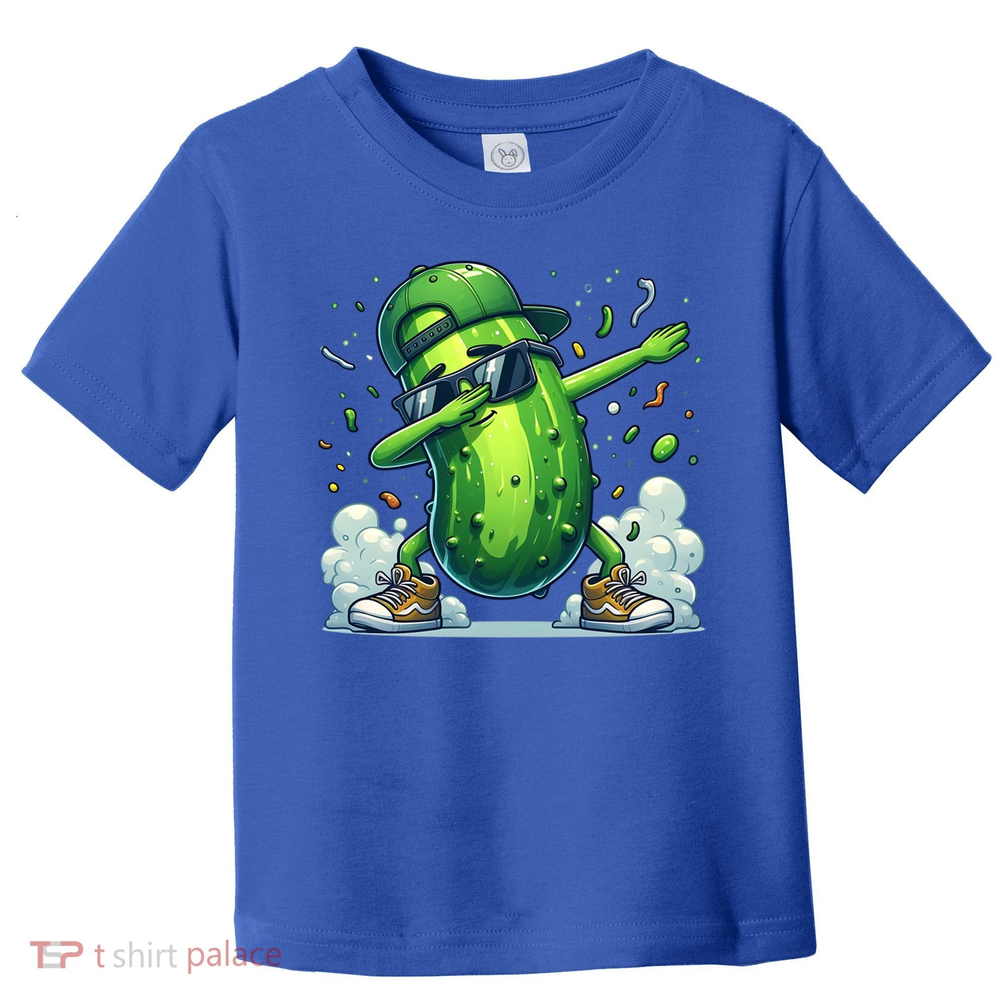 Dabbing Pickle Dancing Cucumber Lover Funny Sunglass Gift Toddler T-Shirt