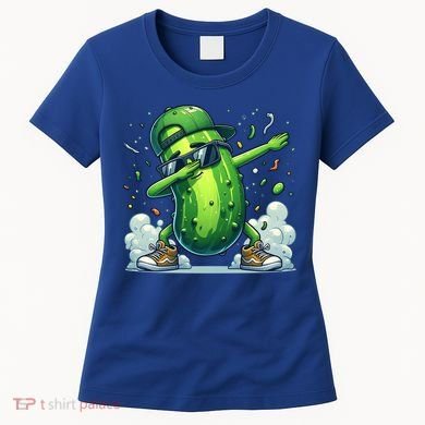 Dabbing Pickle Dancing Cucumber Lover Funny Sunglass Gift Women's T-Shirt