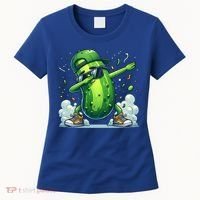 Dabbing Pickle Dancing Cucumber Lover Funny Sunglass Gift Women's T-Shirt thumb 0
