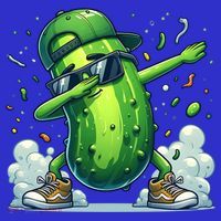 Dabbing Pickle Dancing Cucumber Lover Funny Sunglass Gift Women's T-Shirt thumb 6