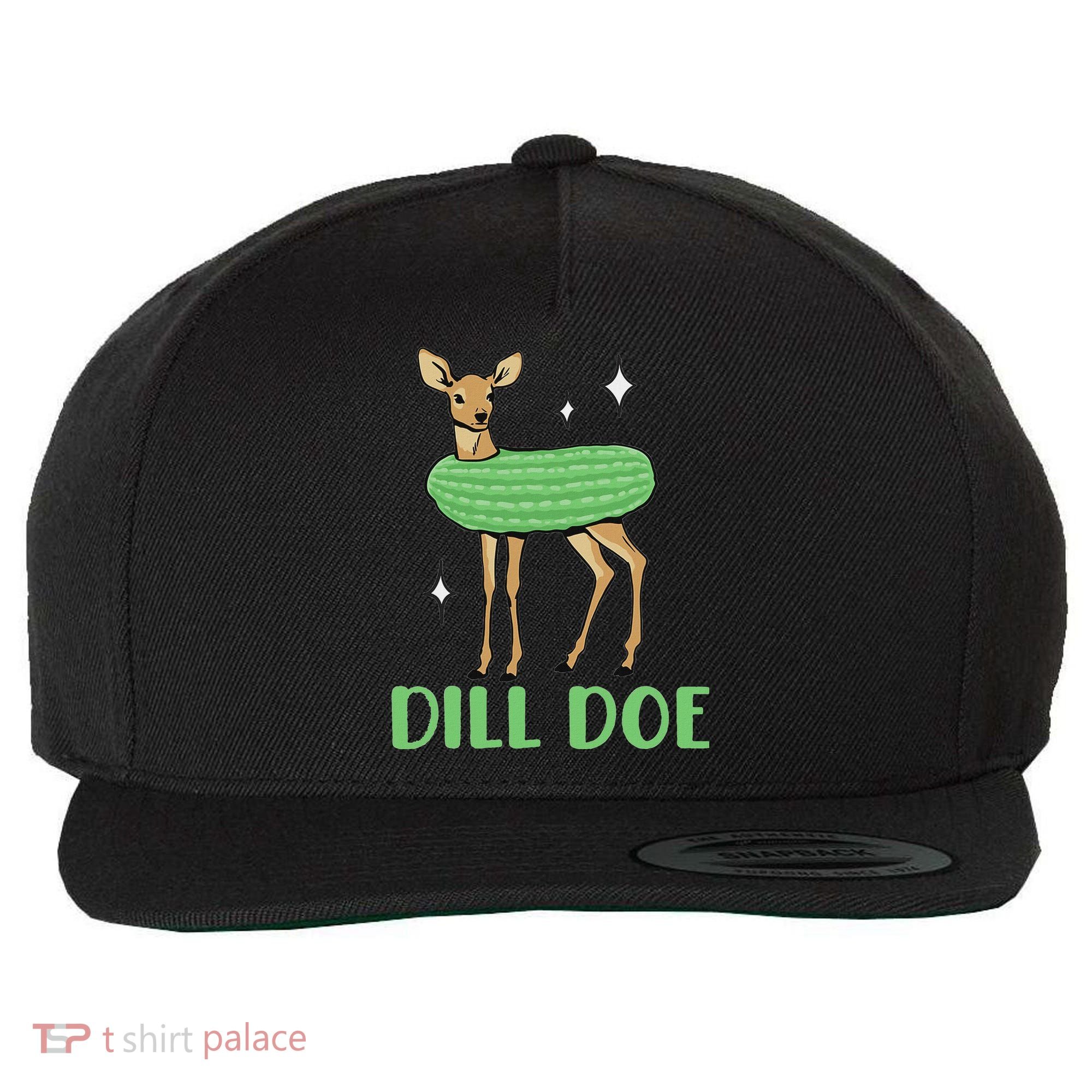 Dill Pickle Dill Doe Dark Inappropriate Offensive Wool Snapback Cap