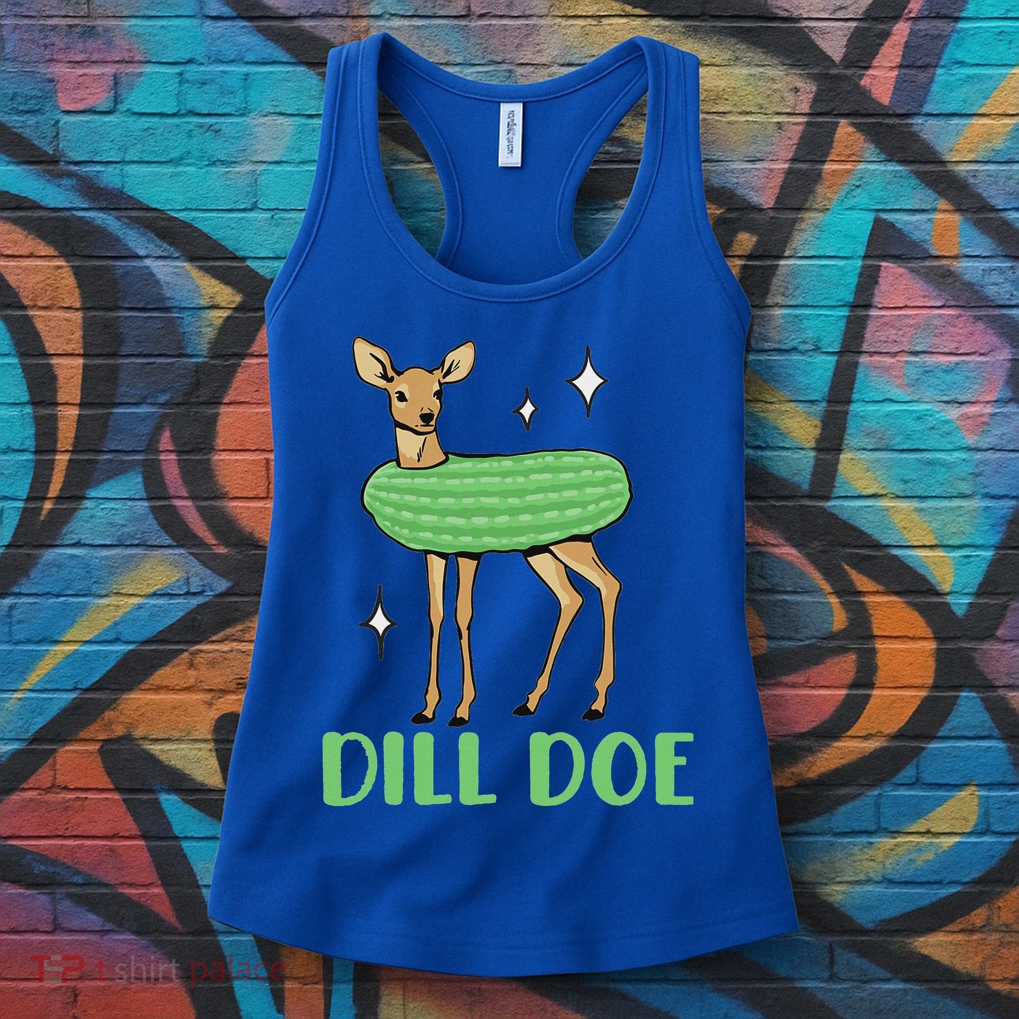 Dill Pickle Dill Doe Dark Inappropriate Offensive Women's Tank Top