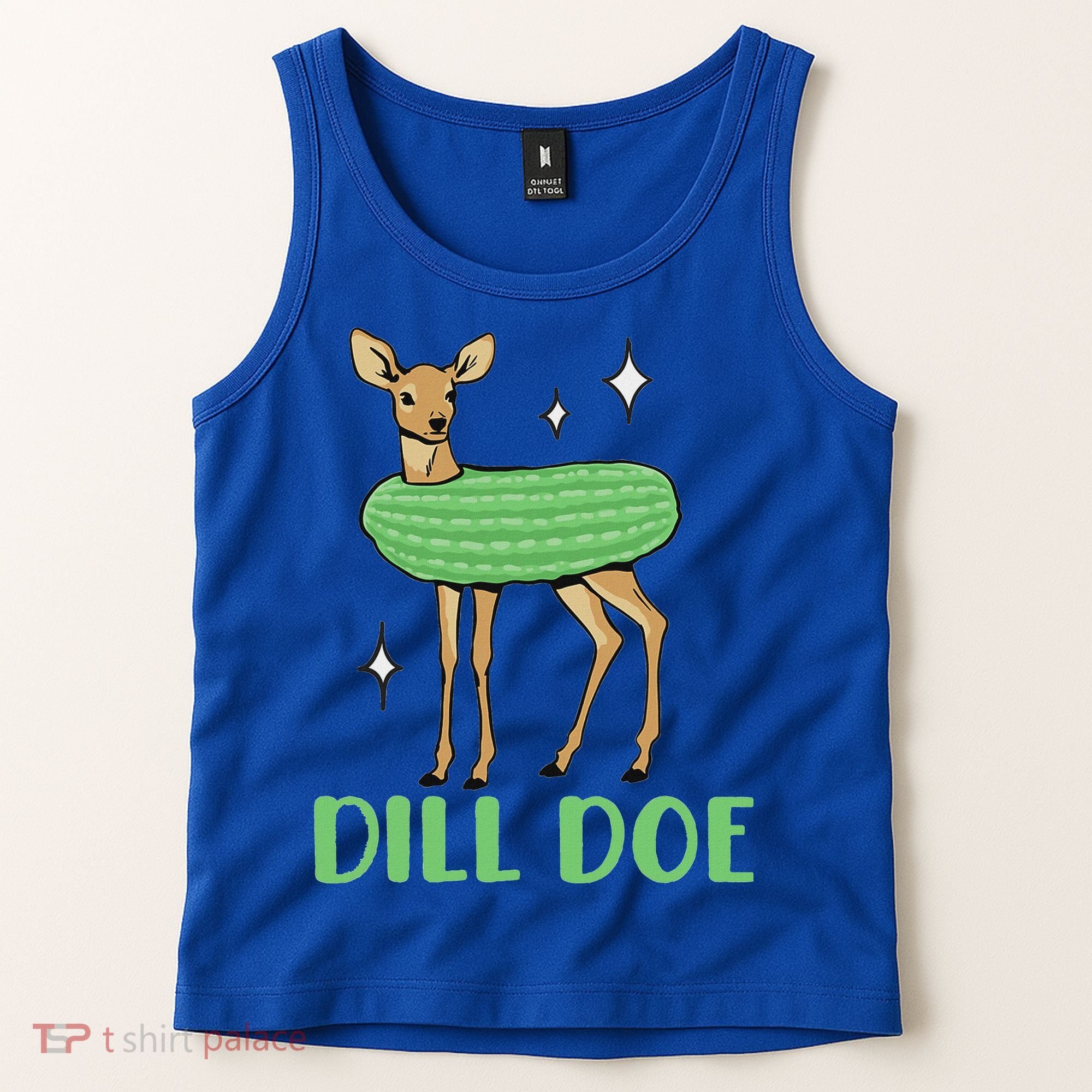 Dill Pickle Dill Doe Dark Inappropriate Offensive Tank Top