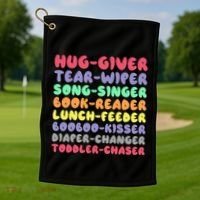 Daycare Provider Daycare Teacher Care Provider Gift Golf Towel thumb 1