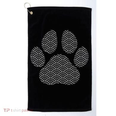 Dog Paw Dog Trainer Gift Golf Towel