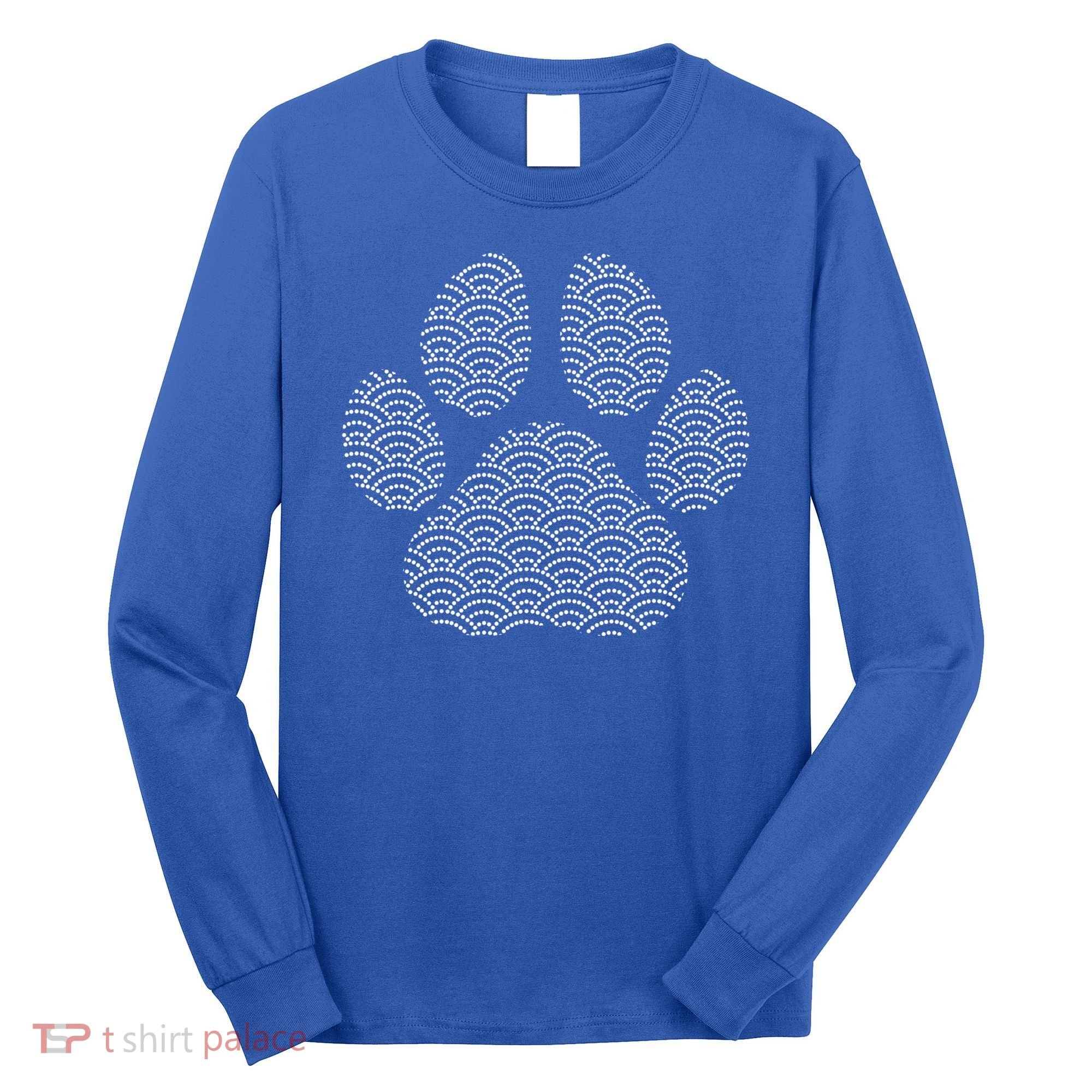 Dog Paw Dog Trainer Gift Long Sleeve Shirt