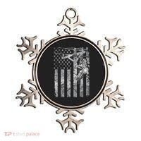 Distressed Patriotic Electric Cable Lineman American Flag Zip Hoodie Ornament thumb 0