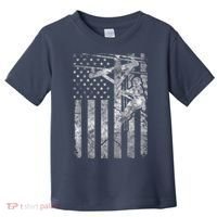 Distressed Patriotic Electric Cable Lineman American Flag Zip Hoodie Toddler T-Shirt thumb 0