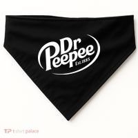 Dr Peepee Est 1885 Funny Spoof Parody USA-Made Doggie Bandana thumb 0