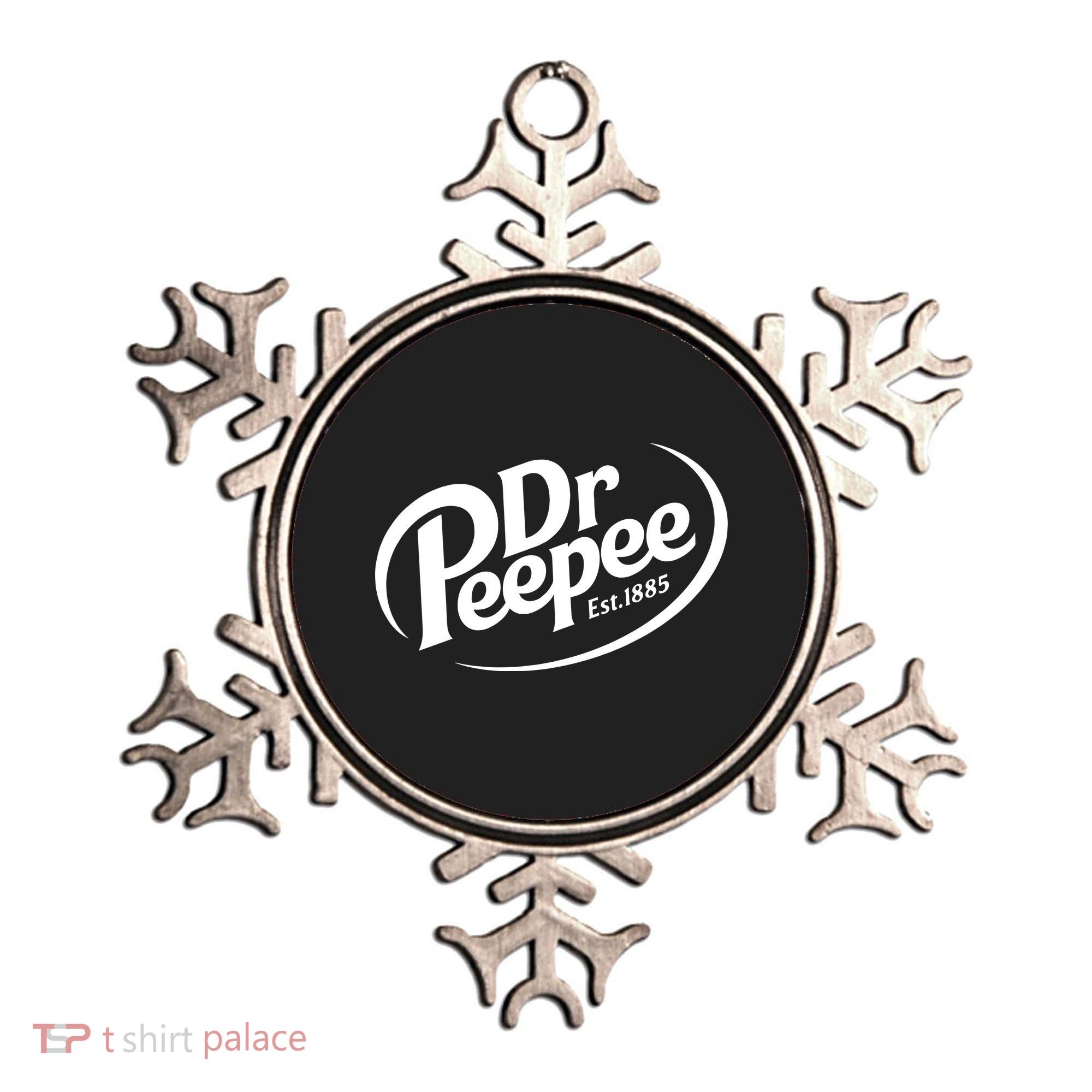Dr Peepee Est 1885 Funny Spoof Parody Ornament