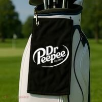 Dr Peepee Est 1885 Funny Spoof Parody Golf Towel thumb 2