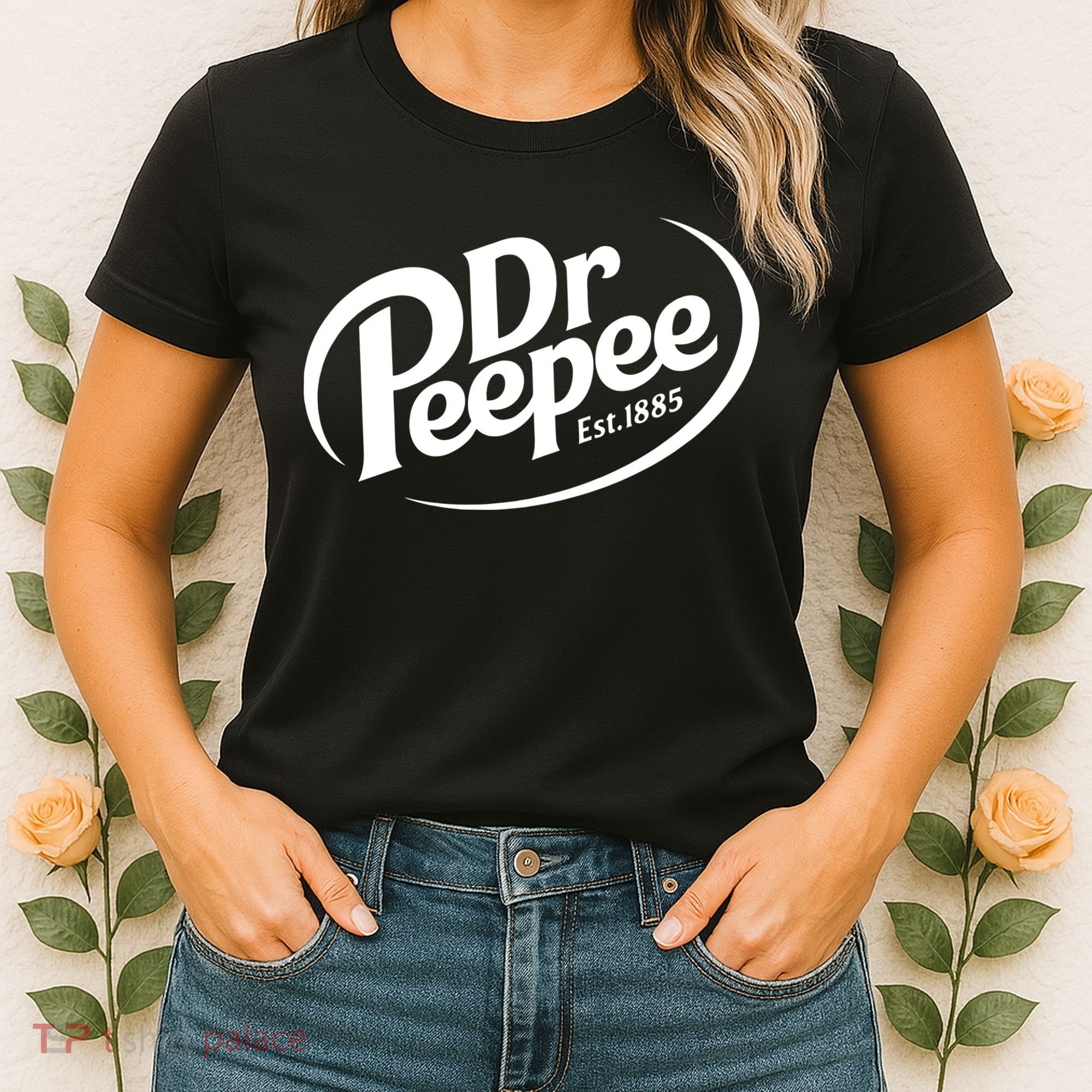 Dr Peepee Est 1885 Funny Spoof Parody Women's T-Shirt