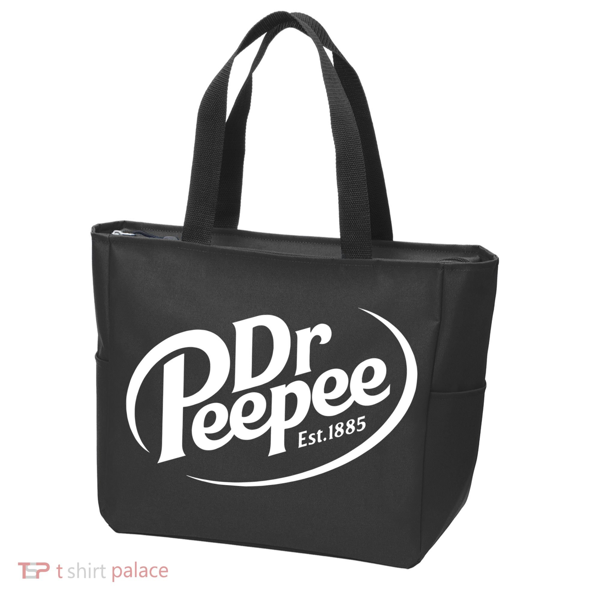 Dr Peepee Est 1885 Funny Spoof Parody Tote Bag