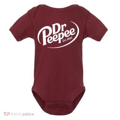 Dr Peepee Est 1885 Funny Spoof Parody Baby Bodysuit