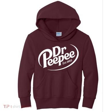 Dr Peepee Est 1885 Funny Spoof Parody Kids Hoodie