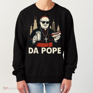 Da Pope From America Chicago Pope Leo XIV Women's Sweatshirt