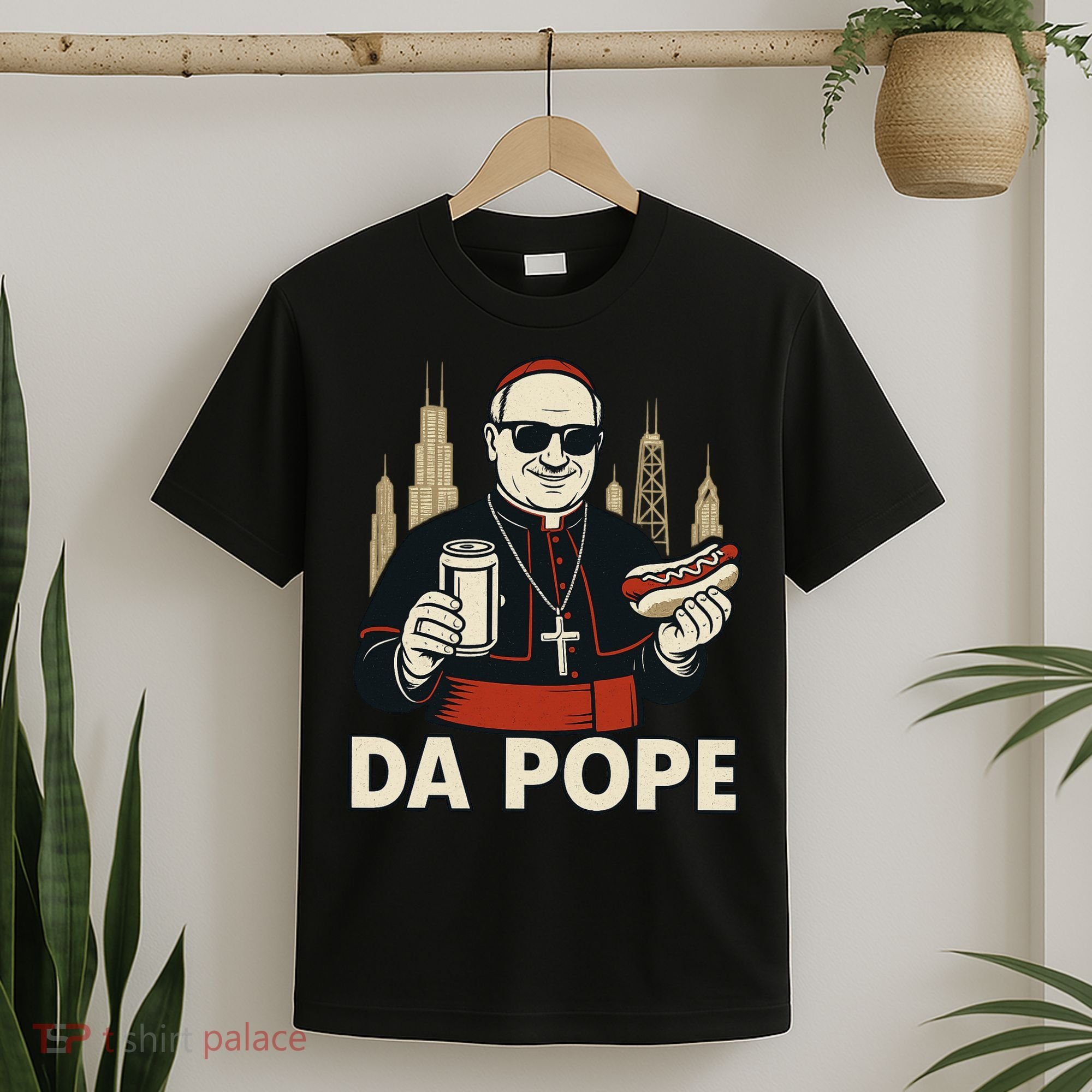 Da Pope From America Chicago Pope Leo XIV T-Shirt
