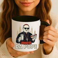 Da Pope From America Chicago Pope Leo XIV Coffee Mug thumb 3